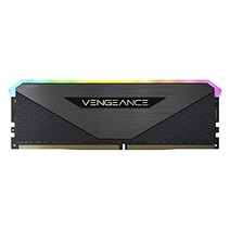 CORSAIR DDR4-16GB 3600MHz CL16 데스크탑 PC용 메모리 VENGEANCE RGB RT 16GB [8GB×2장] CMN16GX4M2Z3600C16(2021신모델 optimized for AMD)