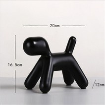 토끼 미니어쳐 정원장식 모형수지 웨이브 포인트 풍선 개 홈 동상 크리 에이 티브, A
