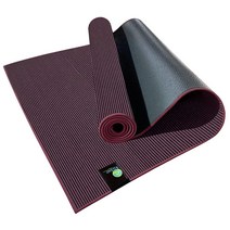 Kulae 엘리트 하이브리드 5mm - 미끄럼 방지 친환경 재활용 가능 핫 요가 매트/타월 콤보 모든 유형의 요가 필라테스 및 피트니스용 182.9cm x 61cm(72, Garnet