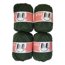 울클럽 모티브 토트백 만들기 DIY 올리오실 4볼세트, 715 딥카키