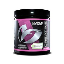 Muscle Feast Creapure 크레아틴 모노하이드레이트 파우더 비건 케토 프렌들리 글루텐 프리 혼합하기 쉬움 매스 게이너 근육 회복 보충제 및 성장을 위한 최고의 귤 3, 수박, 41인분 (1팩)