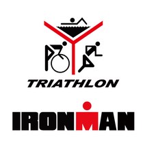 트라이애슬론 아이언맨 TRIATHLON IRONMAN 데칼, 1개, 선택-3블랙(중)