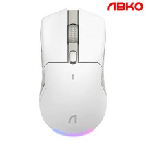 앱코 H100 무선 게이밍 마우스 (화이트)