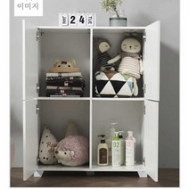 Sunshine 수납장 물품 보관함 정리함 서랍장 양문수납장 800 ea4962, 화이트