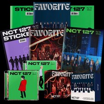 엔시티127 정규 3집+리패키지 노래 앨범 키트 스티커 / 페이보릿 NCT 127 Sticker Favorite Album, 리패키지 카타르시스+클래식 2종 세트, 카리스마가 스며있는 엔시티127 2종 포스터포함