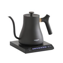 하트만 전기드립포트 커피 핸드드립 보온 온도조절 티포트, 블랙