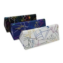 선글라스 케이스 안경 케이스 접이식 네온 거미줄 프린트 휴대용