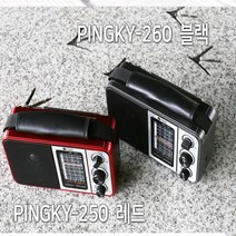 PINGKY-260 블랙 AM.FM 단파라디오USB SD카드재생기능
