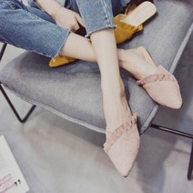 유앤미 여성 스터드 스키니즈 플랫슈즈 데일리