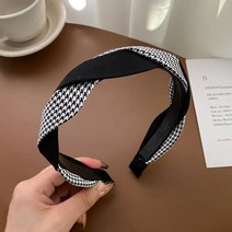 단발묶기 보브단발 붙임머리스타일링 Pu 가죽 꼰 머리띠 커피 베이지 블랙 트위스트 여자 헤어 밴드 악세서리, [09] style 2-black, [09] style 2-black