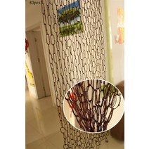 대나무 도어 커튼 빨대 브레이드 파티션 handmade reed curtain hanging room divider screen partition separador deambien, 스타일 - 30pcs