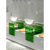 컬러 아크릴 디스플레이 스탠드 카페 의류매장 진열대, B타입-  레드 30x43x40cm