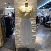 셀러허브 1 파파야 SH01 어깨퍼프 스퀘어넥 블라우스 PNMRBL016B