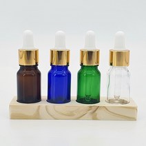 [이서지니]갈색 유리 공병 금색 금속캡 스포이드 아로마 오일 화장품 10ml, G_스포이드10ml_투명
