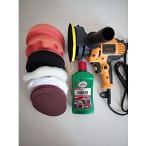 전동드릴광택패드 유막제거 샌딩기 폴리싱기 광택기 무선 왁싱기 듀얼 폴리셔 자동차 계 계, 표준 구성 스크래치 왁스 5m 라인