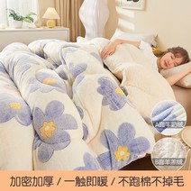 극세사 차렵이불 따뜻한 이불 양털 겨울 소프트 밍크 발열