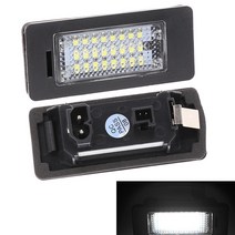 슬레이트지붕 지붕재 양철지붕 LED 자동차 번호판 조명 후면 조명 번호판 램프 차량 교체 1 개 E39 M5, 한개옵션0