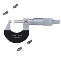 일본정품 25mm/0.01mm 미쓰토요 외경마이크로미터 102-301 래칫스톱타입 토탈공구