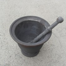 무쇠절구 절구통 쇠절구, 절구(대)+절구공이