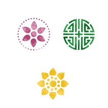 대문닷컴 [대문닷컴]스텐실도안(ST-2173)컵받침 도안