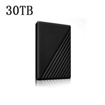 M.2 SSD 2.5 4TB 외장 솔리드 스테이트 드라이브 고속 8TB 10TB 저장 장치 하드 컴퓨터 휴대용 모바일, Black 30TB