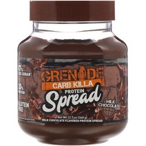 그레나드 크랩킬라 프로틴스프레드 밀크초콜릿 360g Grenade Carb Killa Protein Spread Milk Chocolate