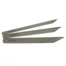 가죽공예 재단 피할용 사선 가죽칼 *3가지사이즈-양날 외날 선택가능*개당가격, 1개, 12mm-양날연마