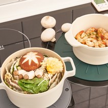 무배 리빙안 국산 실리콘 인덕션 보호 매트, 화이트, 대