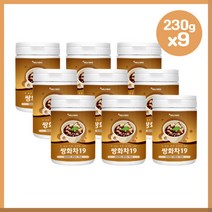 따뜻한 겨울에 꼭 필요한 차 쌍화차19 230gx9통 쌍화농축분말형으로 맛과 영양을 한번에 간편하게 섭취가능 하루 15g 물 또는 음료로 섭취, 본문참고