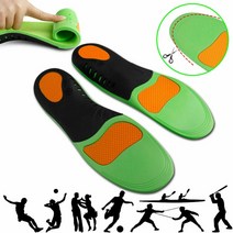 근저족막염 깔창 1Pair Orthotic Shoe Insoles 플랫 피트 삽입 발바닥 근막 염을위한 하이 아치 지원 발 건