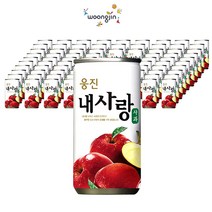 자연은 웅진 내사랑 사과 180ml x 90캔, 1box