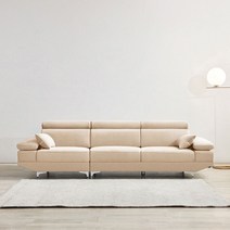 동서가구 마티아 4인 아쿠아텍스 발수 패브릭 소파 DF921883, 오트밀