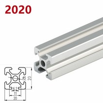 라우터 테이블 목공 작업대 루터테이블1/2 개/몫 100mm-500mm 길이 2020 20100 알루미늄 프로파일 압출 선, 08 450MM_07 2PCS 2040