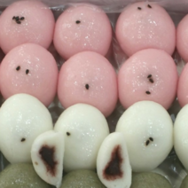 3색 잔기지떡 기정떡 맛집 기정방울떡 기지떡 술떡, 백년초반 앙금반  (30개)