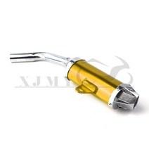 마후라 머플러 중국 bbr 블랙 배기 머플러 소음기 50cc110cc125ccc 핏, 골드 bbr 배기