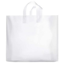 PE 투명한 루프 손잡이 쇼핑백 50매