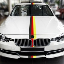 독일 국기 데 스티커 랩핑 시트 15cm x 1M k8핸들커버 세계 부분도색 그릴몰딩 차기스제거, 독일국기데칼스티커
