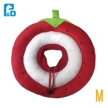 귀여운 쿠션 넥카라 핥는 습관 교정용 M 고깔 중성화 목커버 깔때기 수술후 강아지용 깔대기 애견용 강쥐용