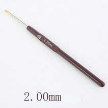 대바늘 숏팁 모사용 코바늘 뜨개질 뜨개용품 뜨개질바늘 세트 크로셰 후크 니트, 15 1piece-2.0mm