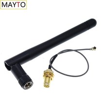 와이파이 증폭기 공유기 인터넷 10PCS 2.4GHz 3dBi WiFi 2.4g 안테나 RP-SMA 남성 무선 라우터 17cm PCI U.FL IPX RP SMA 피그 테일 케이, [05] 50cm 10pcs