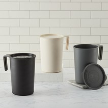 쓰담 가정용 미니 음식쓰레기통 2L, 블랙