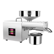 오일 압착 기름 추출기 110v220v 프레서 아마씨 땅콩 tahini 프레스 3-5kgh 스테인레스 스틸 온도 조절 유채 올리브, 220v, 영국