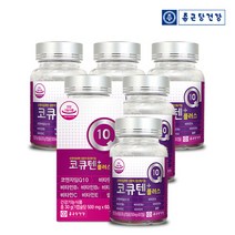 종근당건강 코큐텐 플러스 60캡슐 6병 12개월분, 단품/단품