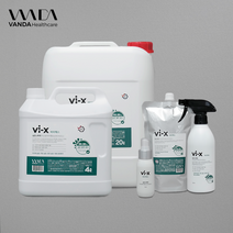 바이엑스 뿌리는 소독제 살균 방역 소독액 소독수 미산성차아염소산수 세트 상품, 500ml 스프레이 2개