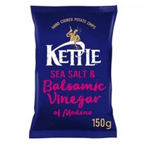 Kettle Chips 케틀칩 씨솔트 모더나 발사믹 식초맛 감자칩 크리스프 스낵 150g 3팩