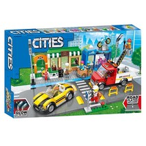 호환블럭 60306 신제품 도시 중심 쇼핑의 거리 시티 60059 중국 호환 창작