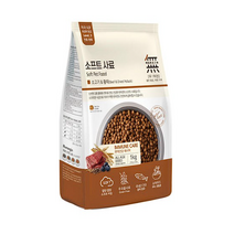 [천삼백케이] [바우와우] 바우와우 무마진 소고기오리연어 황태 소프트사료 1kg, 무마진 황태 소프트 사료 소고기 1kg