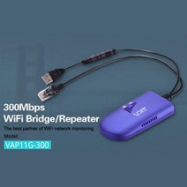 DC5V-15V Pc 300Mbps 브리지 VAP11G-300 케이블 RJ45 포트 무선/WiFi AP 와이파이 브리지 변환, 한개옵션0