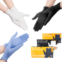 올다스토어 니트릴장갑 100매 ( S / M / L ), 블랙