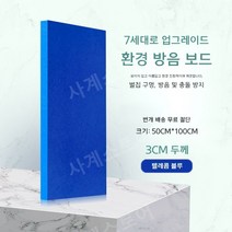 가정용방음벽 방음재흡음재 실내방음벽 스티커부착식 방음보드, [3cm 프리미엄] 텔레콤 블루